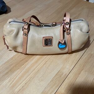 Dooney & Bourke Cream Leather Bag